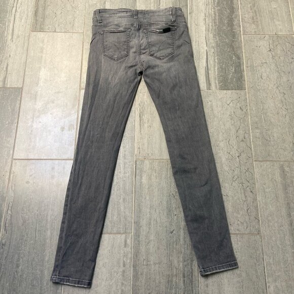 Joes The Icon Skinny Mid Rise Denim Jeans Gray Ashlie Size 25 - Picture 7 of 14